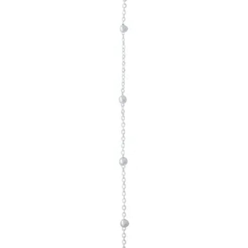 Metal Alloy Chain Connections Thin Chain with Small Bead (available in 2 colours)